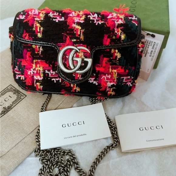 Gucci Women's Multicolor Tweed Bag - Picture 1 of 11